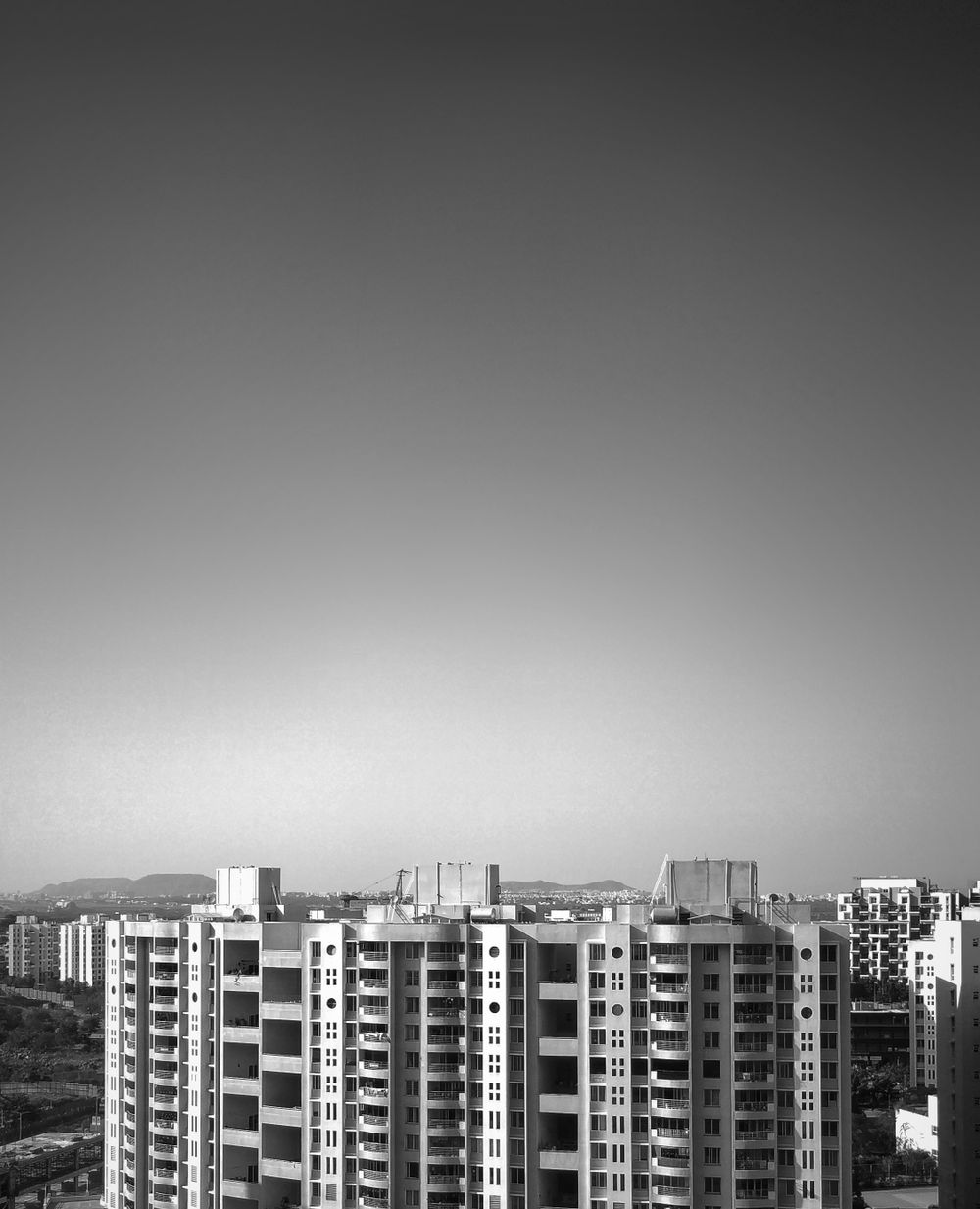 Modern city buildings in Pune