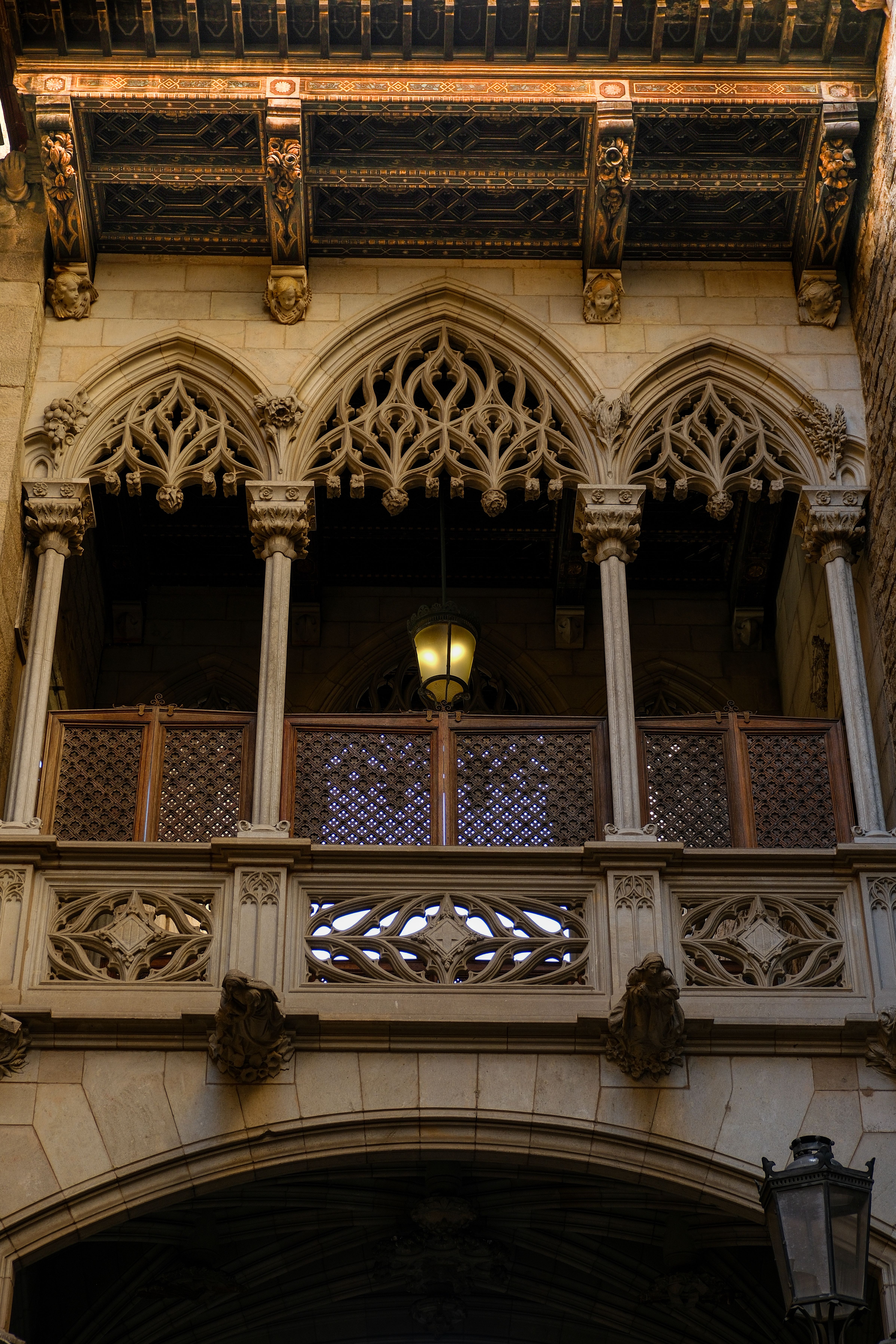 el-pont-del-bisbe-bridge-in-barcelona-free-stock-photo