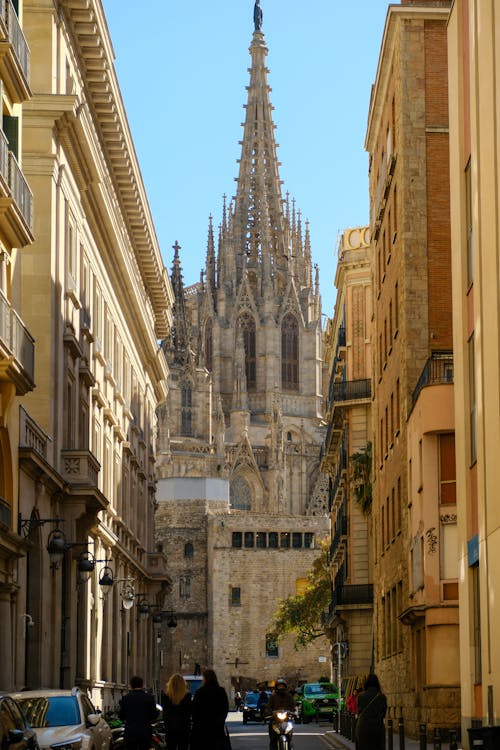 A cathedral in the city of barcelona