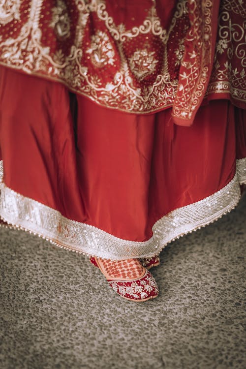 lehenga, 傳統服裝, 刺繡 的 免費圖庫相片