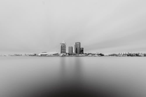 Waterfront of Amsterdam with Eye Film Museum