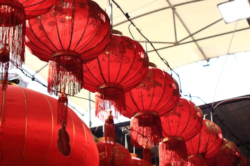 Çin, Lamba, tapınak içeren Ücretsiz stok fotoğraf
