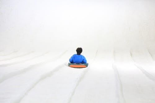 boy on snow board