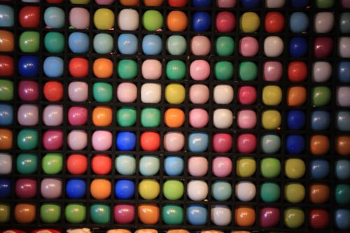pattern of color bubble