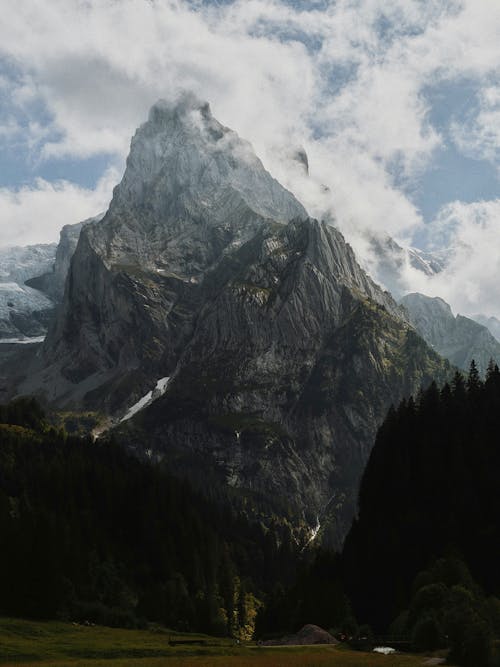 Scenic Mountain in Swiss Alps 