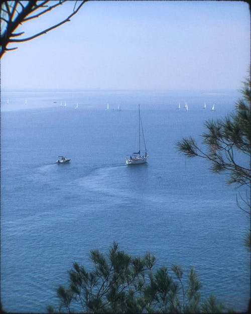 Základová fotografie zdarma na téma čluny, horizont, modrá obloha