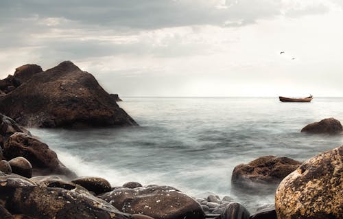 岩石, 海, 海景 的 免費圖庫相片