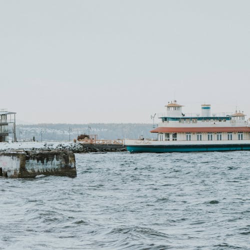 Kostnadsfri bild av färja, fartyg, hamn