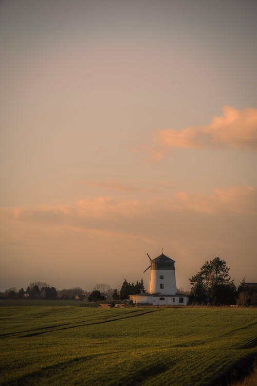 Windmühle Sonnenuntergang 