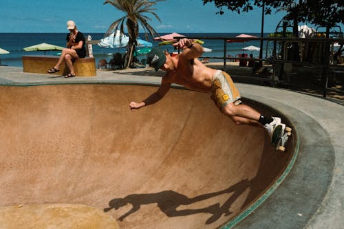 Δωρεάν στοκ φωτογραφιών με kuta, kuta beach skatepark, skateboard