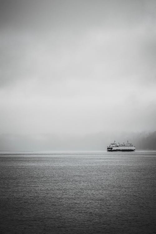 Fotos de stock gratuitas de barca, blanco y negro, estado de washington