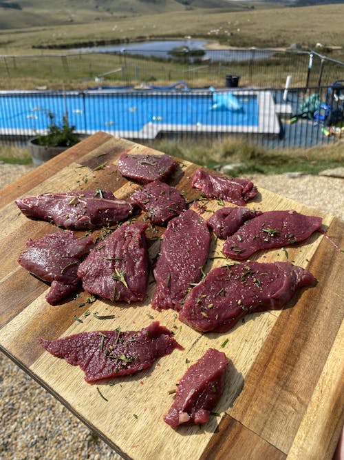 Free stock photo of al fresco meal prep, barbecue ready, butchery