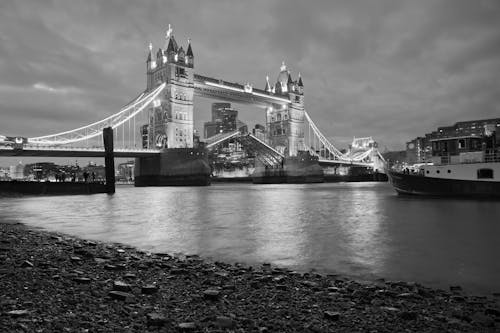 Δωρεάν στοκ φωτογραφιών με Tower Bridge, ακροποταμιά, άμπωτη