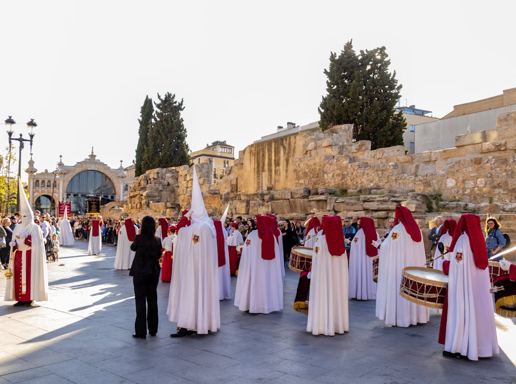 คลังภาพถ่ายฟรี ของ capirotes, คน, คาทอลิก