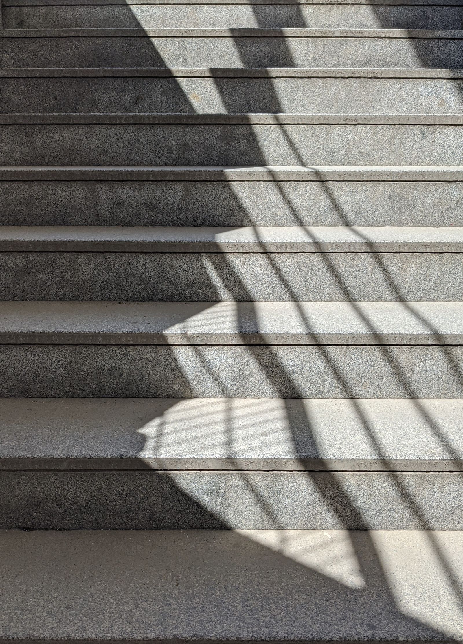 Wavy Shadow on the Stairs · Free Stock Photo