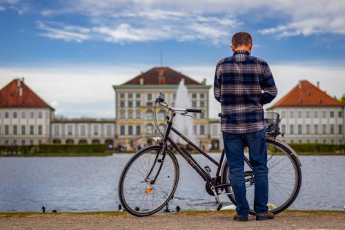 Foto profissional grátis de Alemanha, bicicleta, ciclista