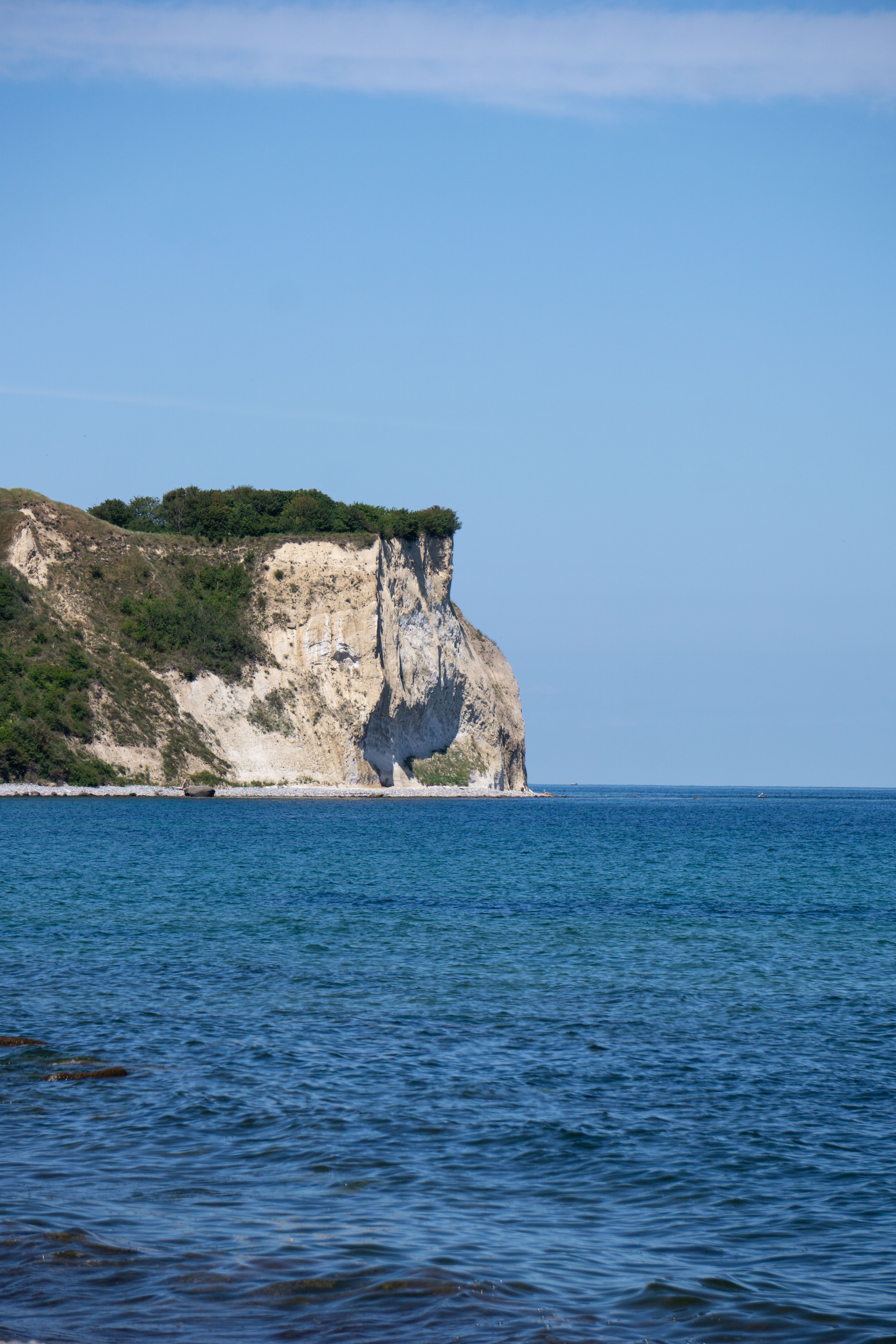View of Cape Arkona on the Island of Rugen in Mecklenburg-Vorpommern ...