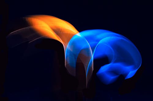 Fotos de stock gratuitas de abstracción natural, abstracto azul y naranja, arte abstracto de la naturaleza