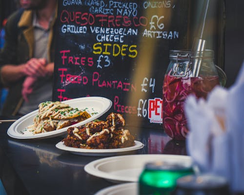 Selective Focus Photo Of Food on Plate