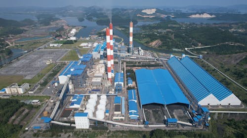 Foto profissional grátis de chaminés, distritos industriais, edifícios