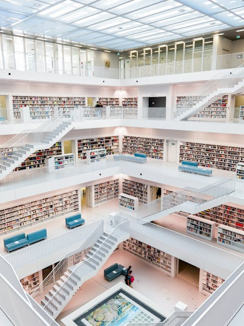 Photos gratuites de allemagne, bibliothèque municipale, escalier