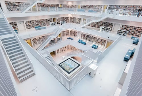 Foto d'estoc gratuïta de Alemanya, arquitectura moderna, biblioteca de la ciutat