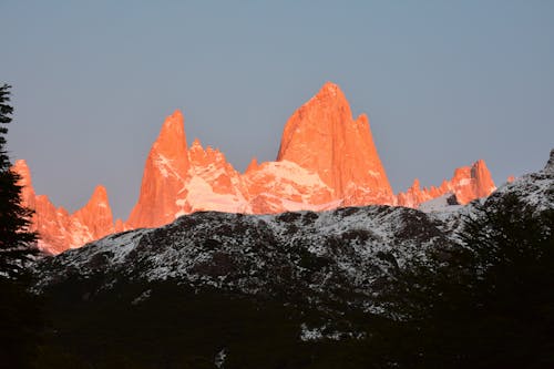 Rocky Mountains at Sunset