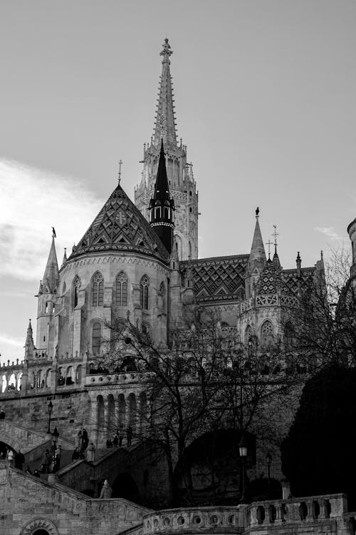 Foto profissional grátis de arquitetura gótica, católico, chartres