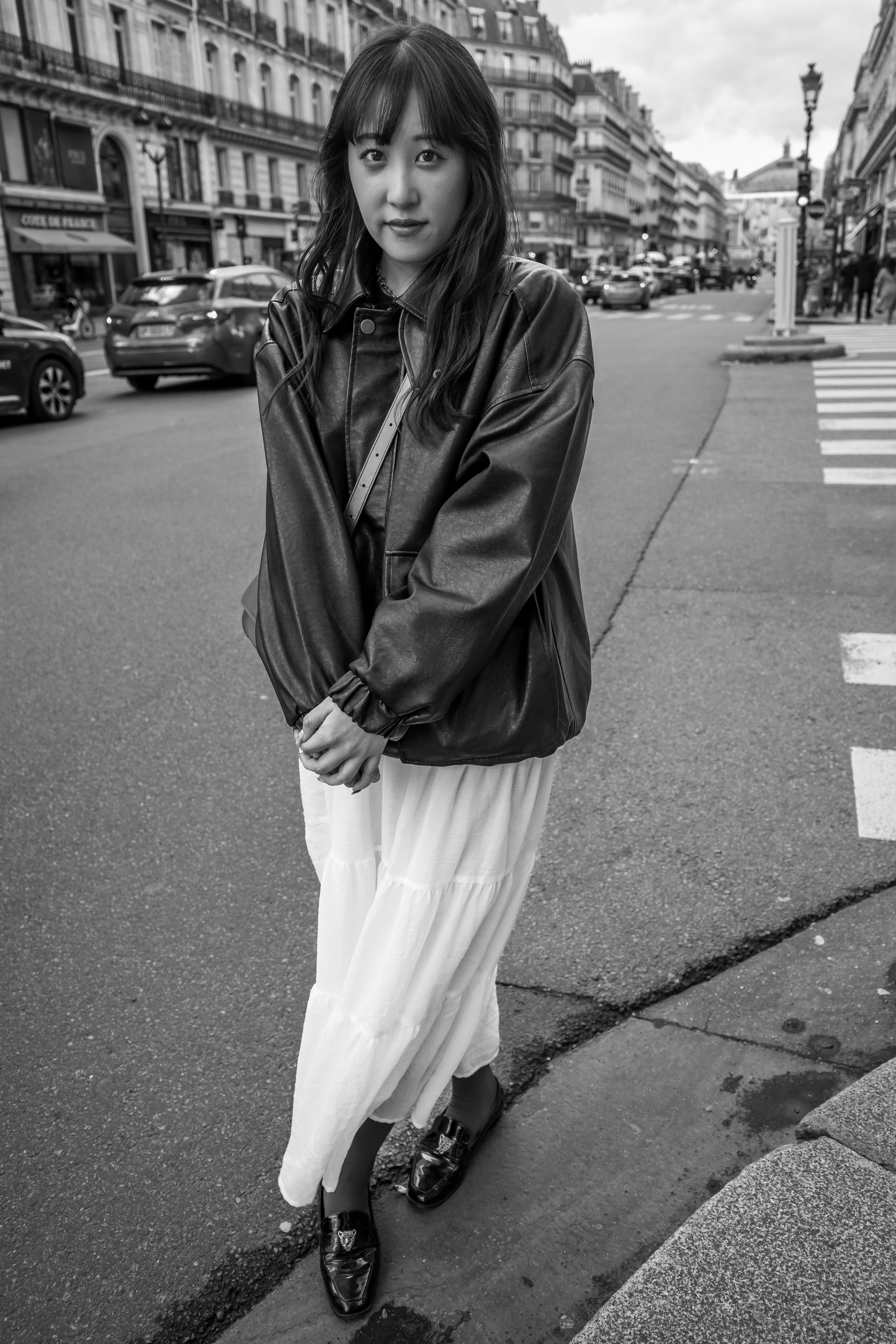 Portrait of a Young Woman Standing on the Street · Free Stock Photo