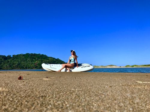 Free stock photo of beach, blue skies, kayak lifestyle photo Stock Photo