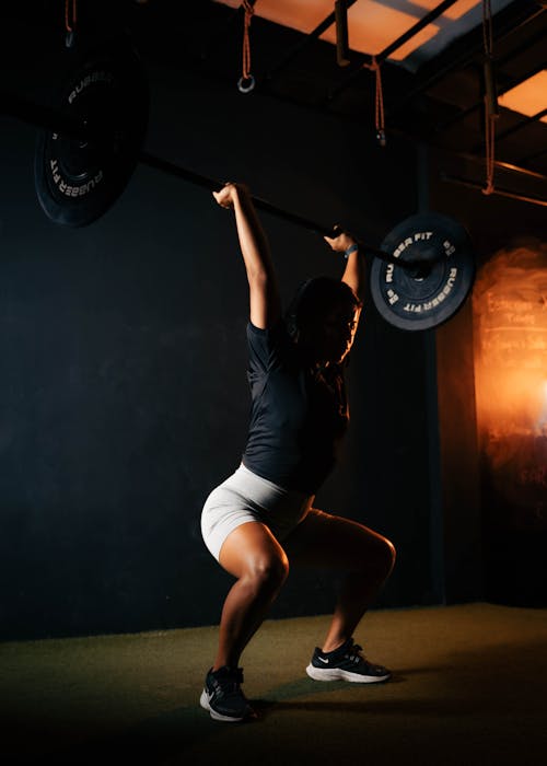 Free Woman at Crossfit Training Stock Photo