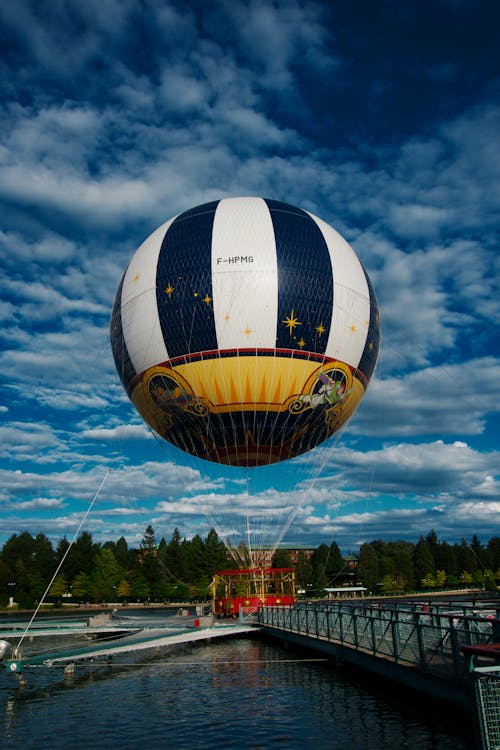 Hot air ballon in disneyland, paris