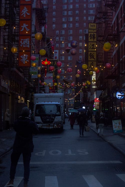 Gratis stockfoto met Chinatown, gebouwen, lampen