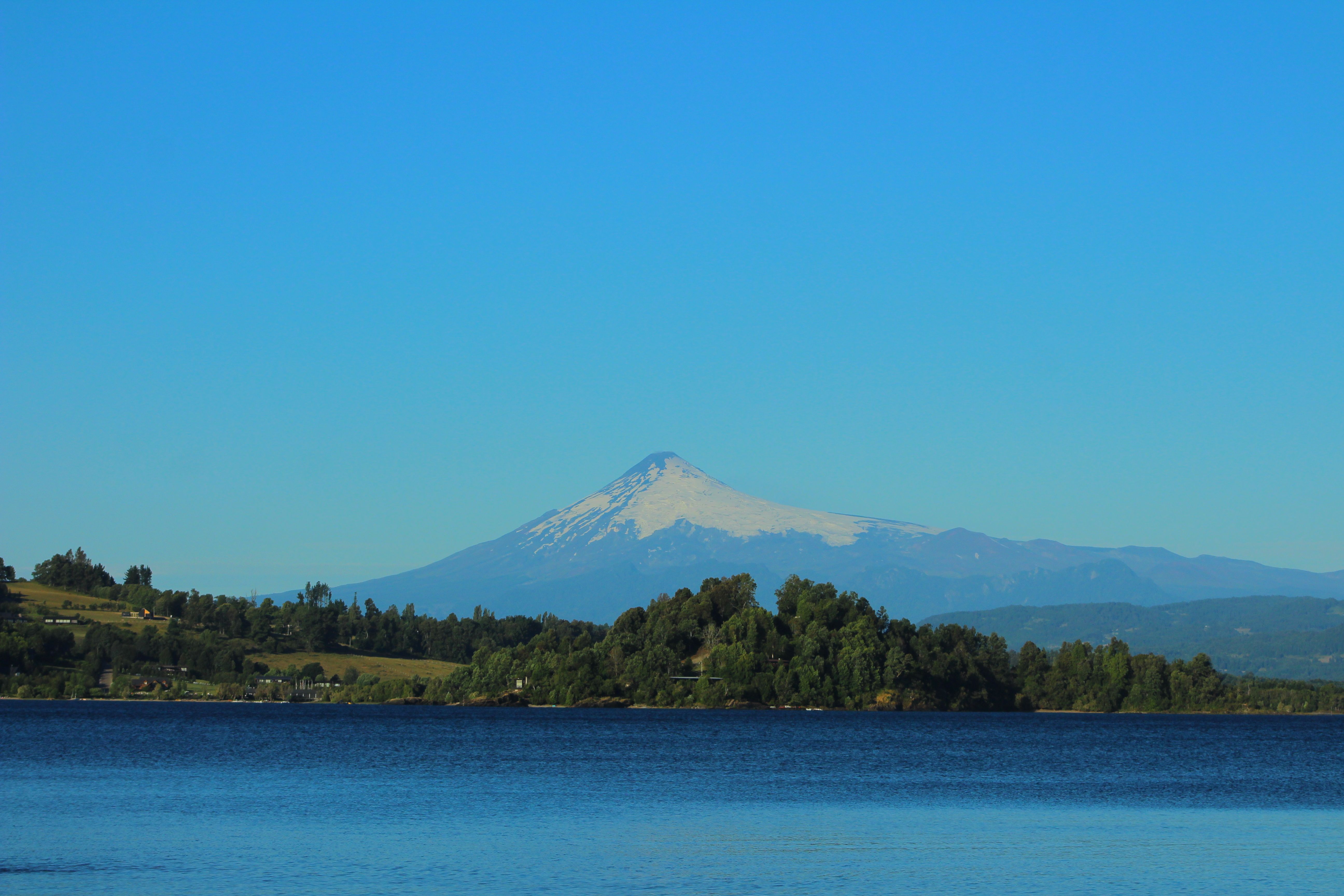 Plaża jeziorem Villarrica