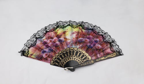 Free stock photo of fabric fan, fan, hand fan