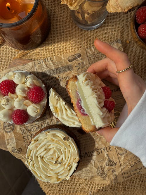 Gratis stockfoto met bakken, bovenaanzicht, cake