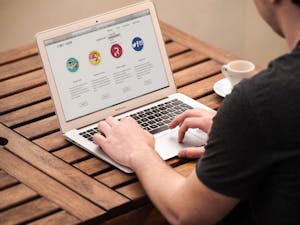 Person Using Macbook