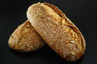 Focus Photography of Sprinkled Bread