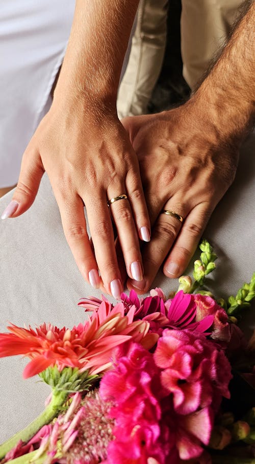 Foto profissional grátis de acessórios de casamento, aliança, amor