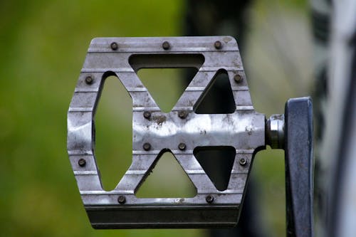 Pedal De Bicicleta De Metal Gris