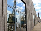 Reflection of Tower Crane