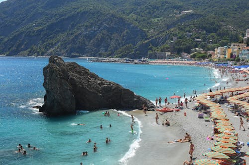 Foto stok gratis cinque terre, formasi batuan, itali