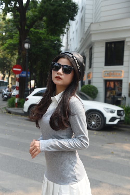 Gratis lagerfoto af asiatisk kvinde, byens gader, gade