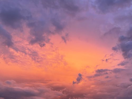 Gratis arkivbilde med flyfotografering, gyllen himmel, natur