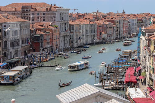 Imagine de stoc gratuită din bărci cu motor, călătorie, canal grande