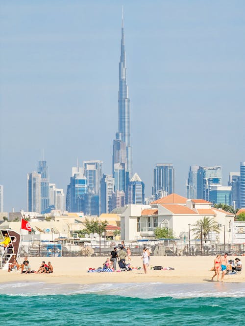 Ilmainen kuvapankkikuva tunnisteilla burj khalifa, Dubai, hiekkaranta