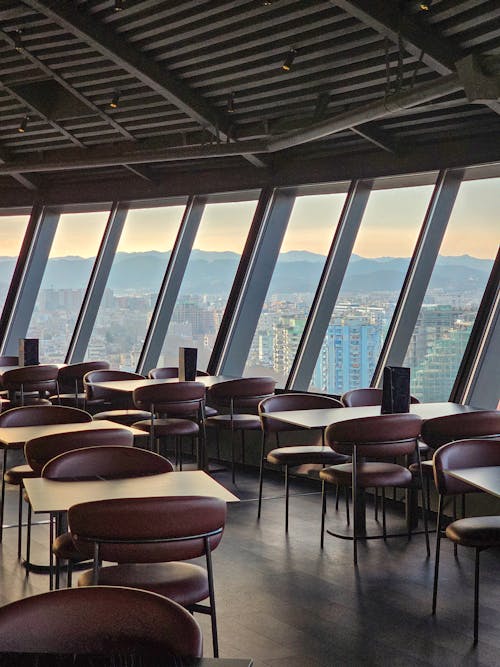 Interior of the Sky Tower in Tirana