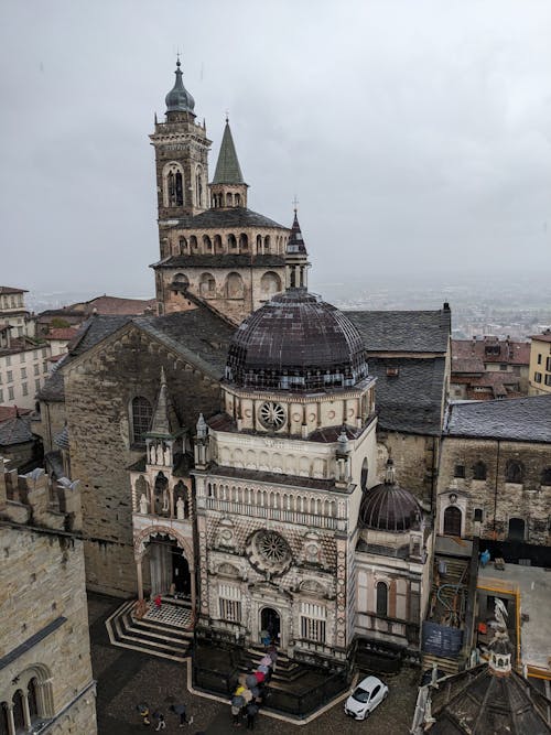 bergamo, bina cephesi, colleoni şapeli içeren Ücretsiz stok fotoğraf