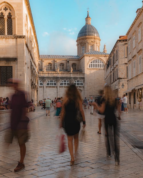 คลังภาพถ่ายฟรี ของ dubrovnik, การเคลื่อนไหวเบลอ, การเดิน