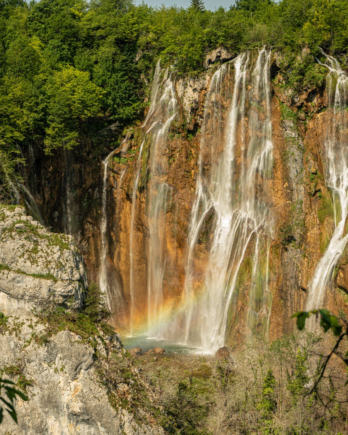 View Of The Veliki Slap Waterfall In Plitvice Lakes National Park view-of-the-veliki-slap-waterfall-in-plitvice-lakes-national-park